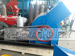 Rubber tyred mobile crusher