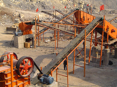 Stone crushing plant